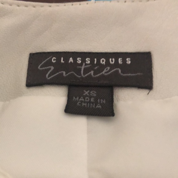 WHITE LEATER SHORT JACKET - Picture 7 of 7